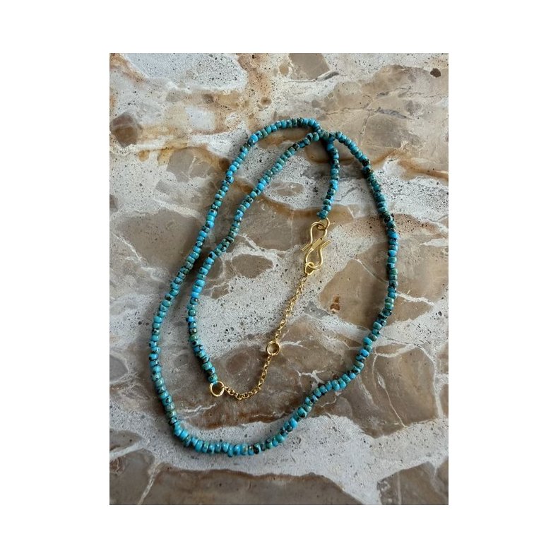 Annavii Reena halsk�de, turquoise mel