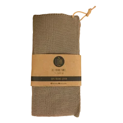 Strikket allround h�ndkl�de By LOHN, ginger snap