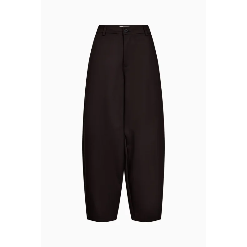 Alice barrel pants Ivy Copenhagen, dark toffee brown