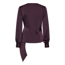 Ines blouse Karmamia, semi rich plum