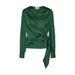Ines blouse Karmamia, hunter green L