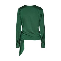 Ines blouse Karmamia, hunter green L