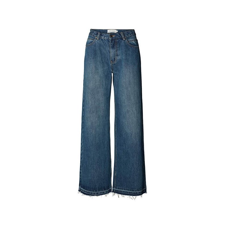Ini denim pant Rabens Saloner, washed indigo