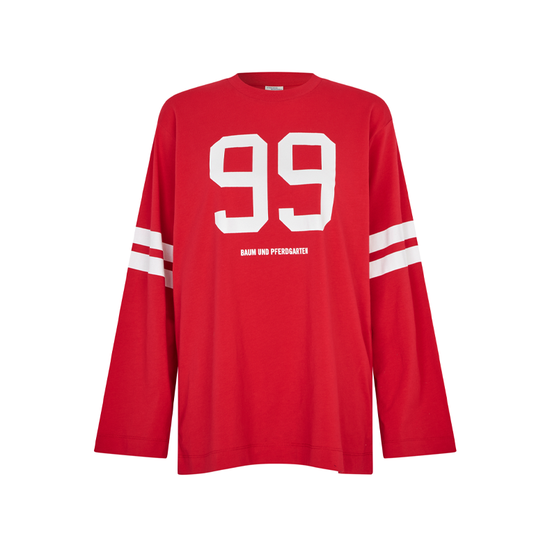 Jeevana blouse Baum und Pferdgarten, crimson red 99