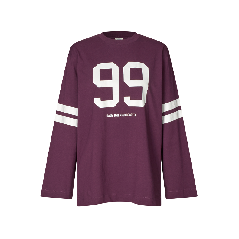 Jeevana blouse Baum und Pferdgarten, italian plum 99