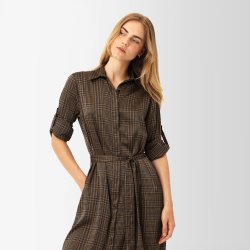 Jean dress Karmamia, houndstooth