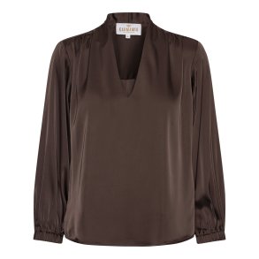 Jody blouse Karmamia, semi rich dark brown