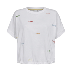 Nujoya boxy tee N�mph, bright white