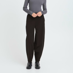 ICHI Kate barrel pant, black
