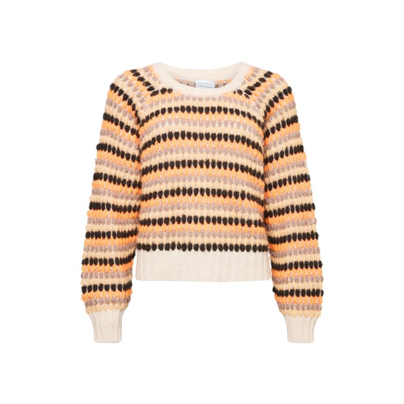 LBSolstrejf strik Lene Beier x Lind, taupe