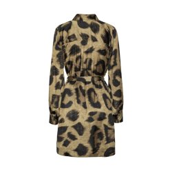 Noelle dress karmamia, khaki maxi leo