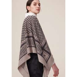 Triangle trinity M cashmere scarf Lala Berlin, stradivari dark brown