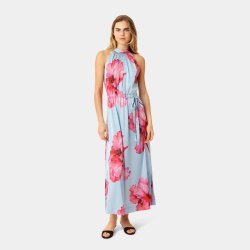 Karmamia Layla dress, fuchsia maxi flower