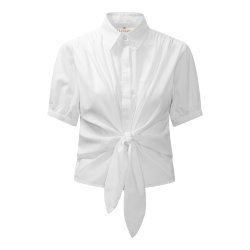 Lee short shirt Karmamia, white cotton
