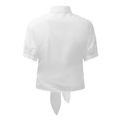 Lee short shirt Karmamia, white cotton