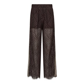 Leti lace panel pant Co'Couture, dark brown