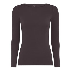 Lima cashmere ls boatneck top Frau, chocolate torte