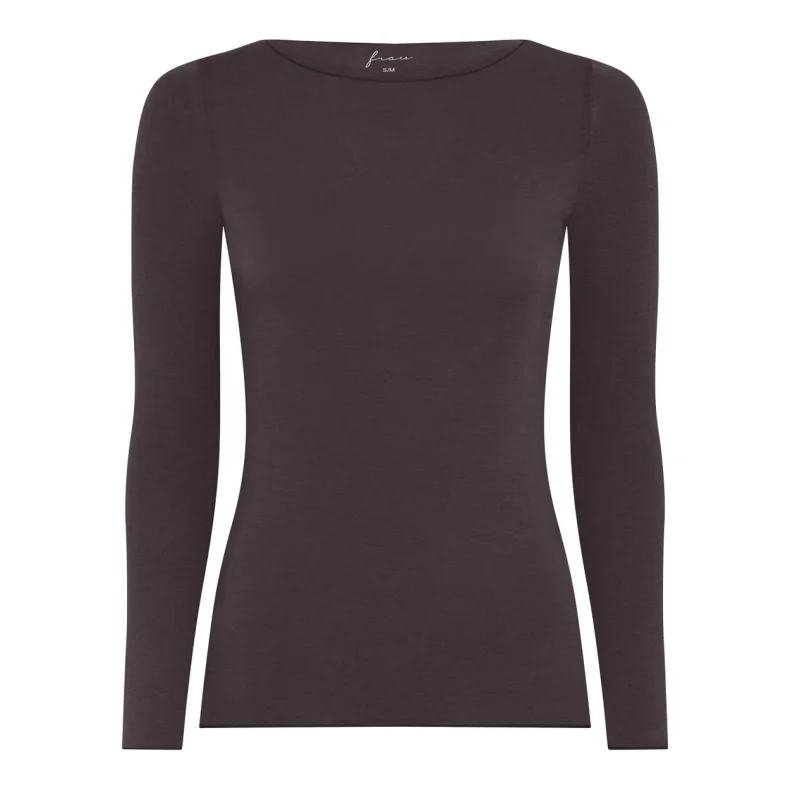 Lima cashmere ls boatneck top Frau, chocolate torte