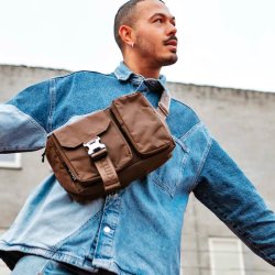 Luca belt bag Kintobe, earth brown