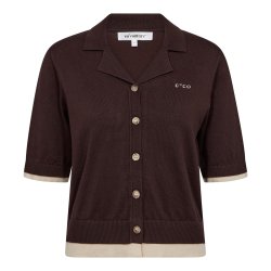Lue crop cardigan Co'Couture, dark brown