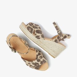 Luisa tiana sandals Via Vai, giaguaro brown