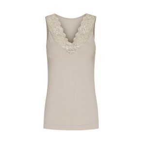 Belen v-lace top Tim & Simonsen, sabbia