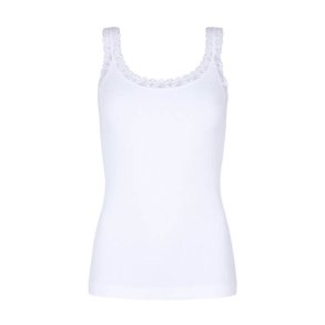 Frida rib top Tim & Simonsen, bianco