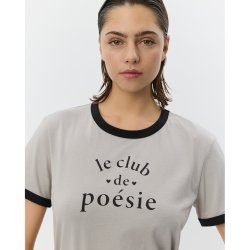 Maggie contrast trim t-shirt Sofie Schnoor, dark grey