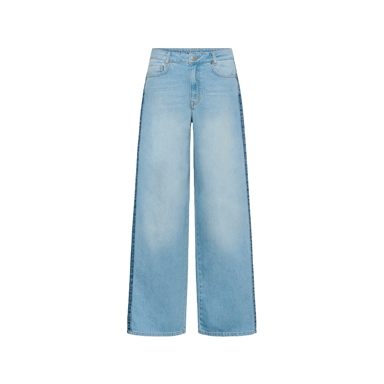 Lise 139 high-mix x-wide pants My Essential Wardrobe, light blue