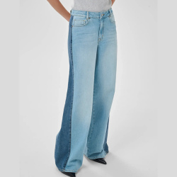 Lise 139 high-mix x-wide pants My Essential Wardrobe, light blue