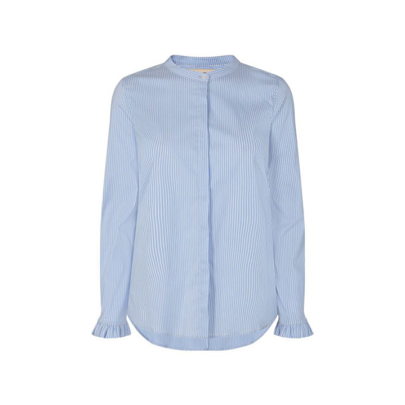 Mattie stripe shirt Mos Mosh, light blue