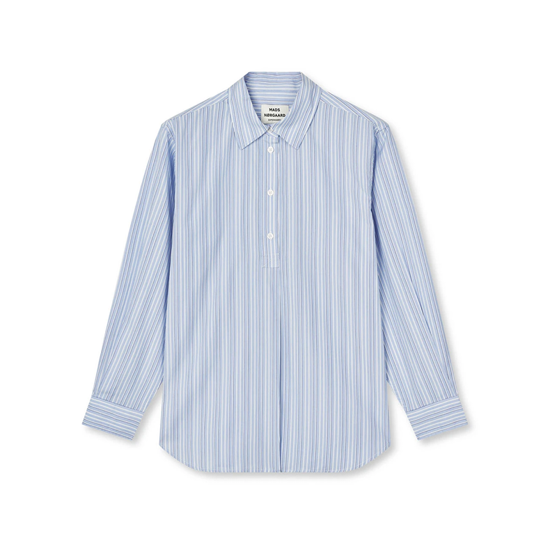 Mia poplin shelby shirt Mads N�rgaard, pinstripe/provence