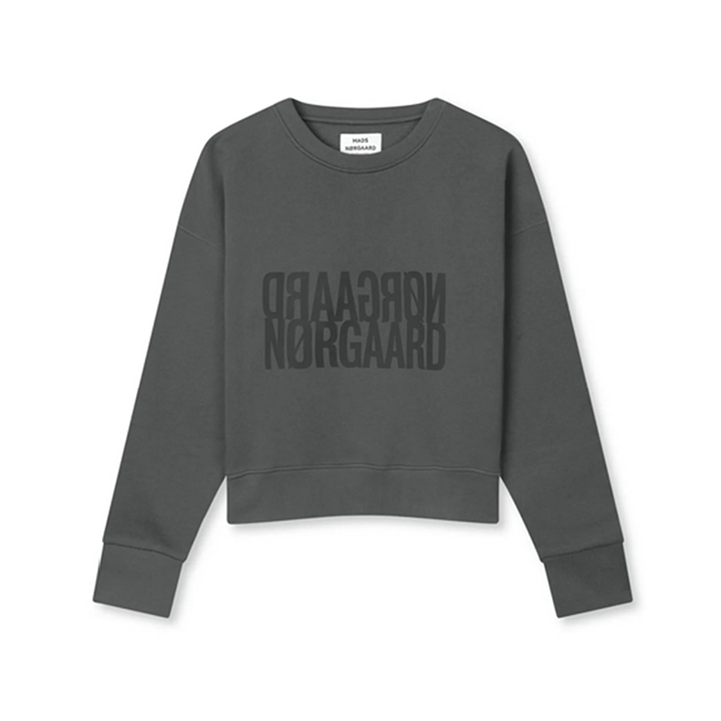 Original sweat tilvina sweatshirt mads nrgaard, asphalt