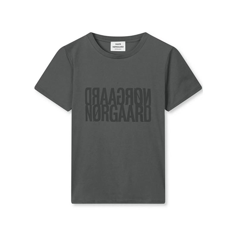Single cotton trenda p tee mads n�rgaard, asphalt