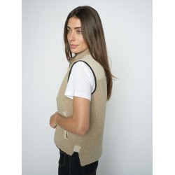 Rowe eli teddy vest Mos Mosh, feather gray