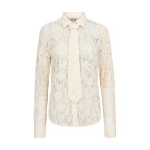 Kether lace tie shirt Mos Mosh, ecru