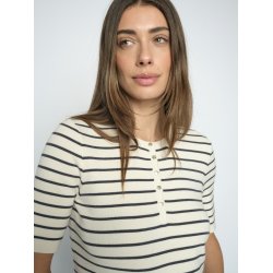Aliz caliz stripe ss knit Mos Mosh, india ink