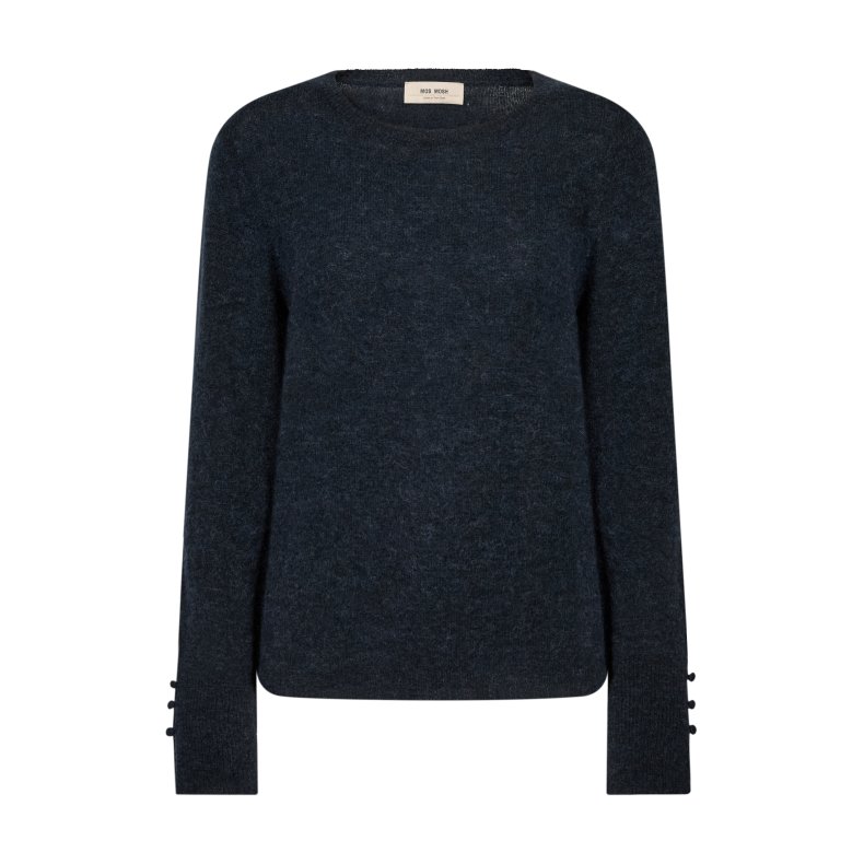 Mmmape sophia o-neck knit Mos Mosh, salute navy