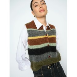 Esti knit vest Mos Mosh, rosin