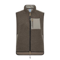 Rowe eli teddy vest Mos Mosh, dusty olive