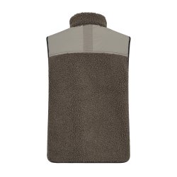 Rowe eli teddy vest Mos Mosh, dusty olive