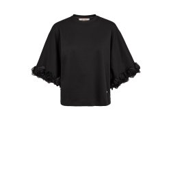 Rosette o-ss tee Mos Mosh, black