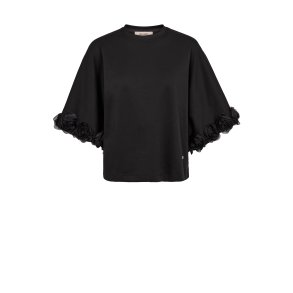 Rosette o-ss tee Mos Mosh, black