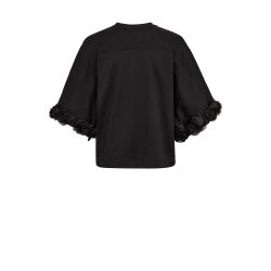 Rosette o-ss tee Mos Mosh, black