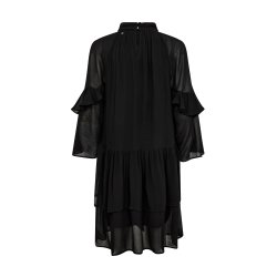 Roya ruffle dress Mos Mosh, black