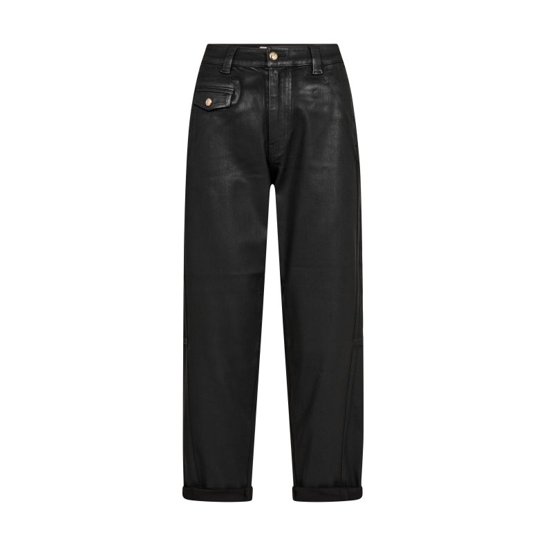 Aymen coated pant Mos Mosh, black