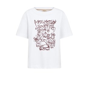 Bernat o-ss tee Mos Mosh, whie