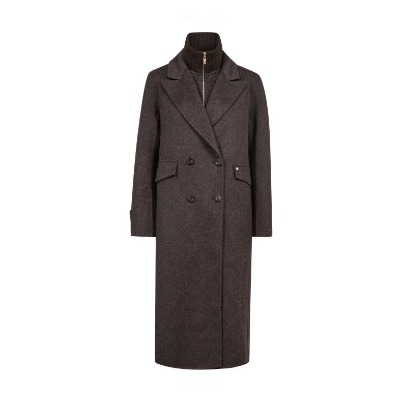 Alva loisa mock neck coat Mos Mosh, delicioso
