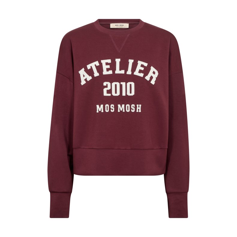 Ninna o-ls sweatshirt Mos Mosh, port royale