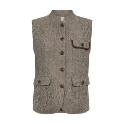 Abigail utah vest Mos Mosh, dark camel